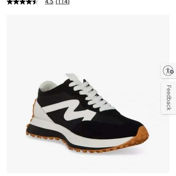 Steve Madden Campo Retro Jogger Sneaker - Women's - 8.5 - NWT - Picture 1 of 5